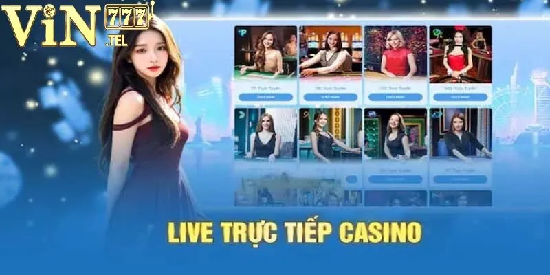 Khám phá các thể loại game Live Casino